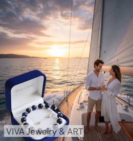 BRANSOLETKA Z LAPIS LAZULI I HEMATYTU