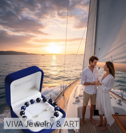 BRANSOLETKA Z LAPIS LAZULI I HEMATYTU