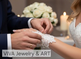 BRANSOLETKA ,,PERŁA OBLUBIENICY"