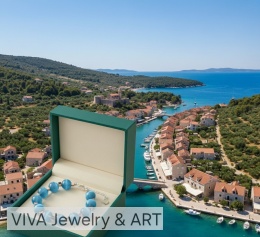 BRANSOLETKA ZCHALCEDONU I HEMATYTU