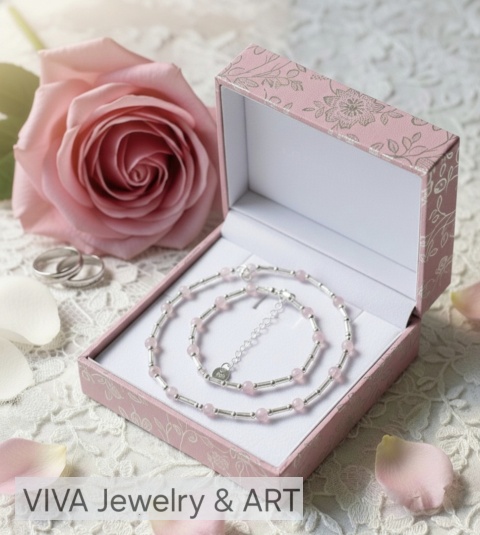 KOMPLET BIZUTERII ,,DOTYK PIERWSZEJ MIŁOSCI"