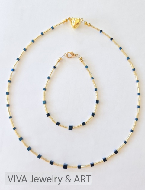 KOMPLET BIŻUTERII Z HEMATYTÓW