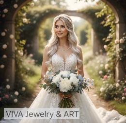 NASZYJNIK Z PEREŁ, KAMIENIA KSIĘŻYCOWEGO I SREBRA