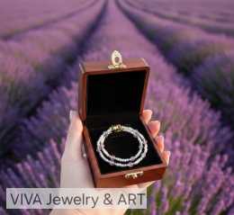 NASZYJNIK ,,LAWANDOWA MGIEŁKA"