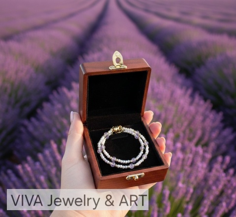 NASZYJNIK ,,LAWANDOWA MGIEŁKA"