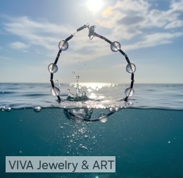 NASZYJNIK Z TOPAZU I SREBRA