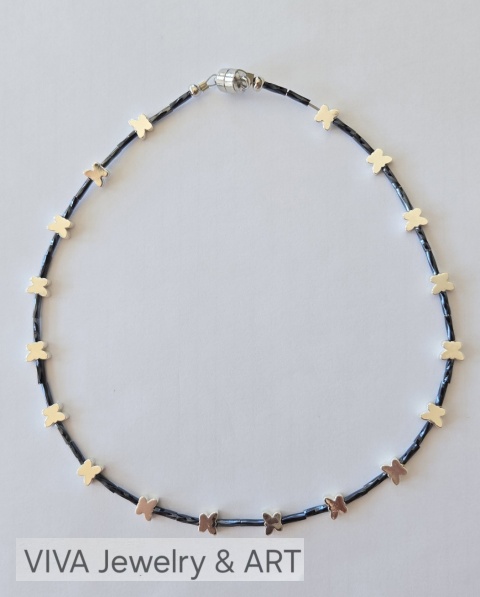 NASZYJNIK Z HEMATYTÓW