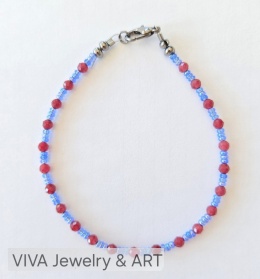 BRANSOLETKA ,,BŁĘKIT TONI