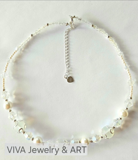 BRANSOLETKA Z KAMIENIA KSIĘŻYCOWEGO I SREBRA