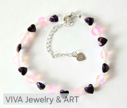 BRANSOLETKA ,,MROŹNE SERCA