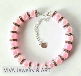 BRANSOLETKA ,,PINK GLAMOUR