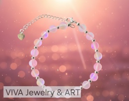 BRANSOLETKA ,,RÓŻANY BLASK