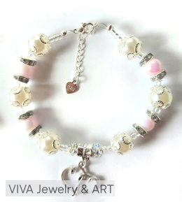 BRANSOLETKA ,,ŚNIEŻNA KRÓLOWA