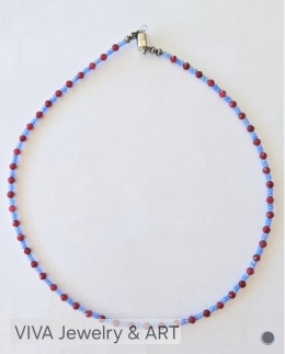 NASZYJNIK ,,POLNE CZERWIENIE