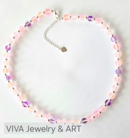 NASZYJNIK ,,RÓŻANY HORYZONT