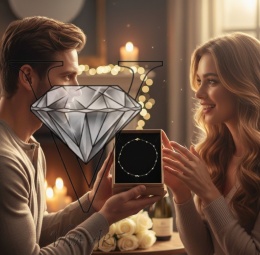 NASZYJNIK Z CYRKONII I SREBRA POZŁACANEGO